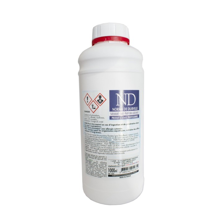 Solvant cire agrumes Norma de Durville 1000 ml,Produits esthétique professionnels,Norma de Durville,Caprice Selection