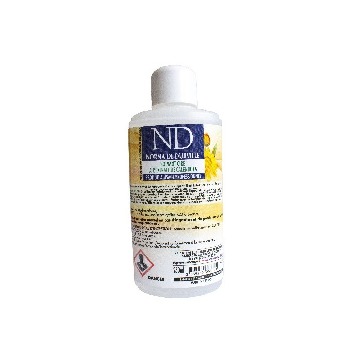 Solvant cire Calendula Norma de Durville 1000 ml,Produits esthétique professionnels,Norma de Durville,Caprice Selection