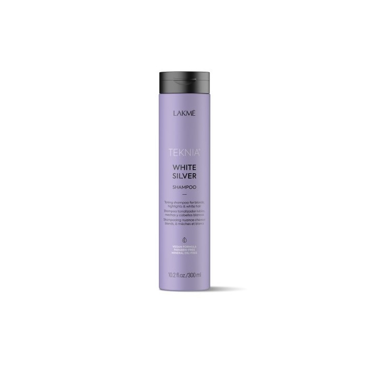Teknia shampoing White Silver Lakmé 300 ml,shampoings professionnels,Lakmé,Caprice Selection