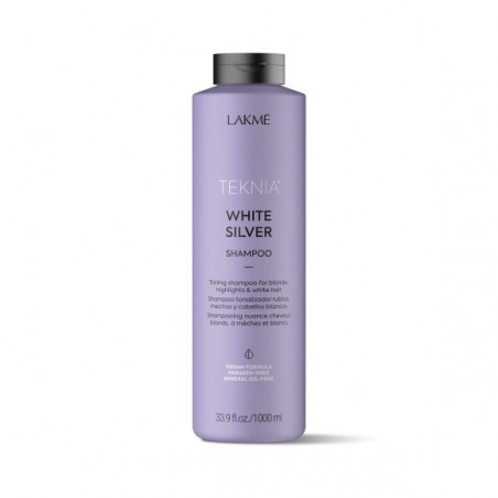 Teknia shampoing White Silver Lakmé 1000 ml,shampoings professionnels,Lakmé,Caprice Selection