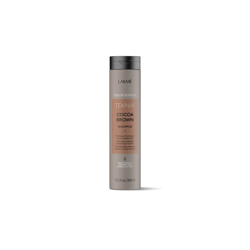 Teknia shampoing Refresh Cocoa Brown Lakmé 300 ml,shampoings professionnels,Lakmé,Caprice Selection Teknia shampoing Refresh Cocoa Brown Lakmé 300 ml,shampoings professionnels,Lakmé,Caprice Selection