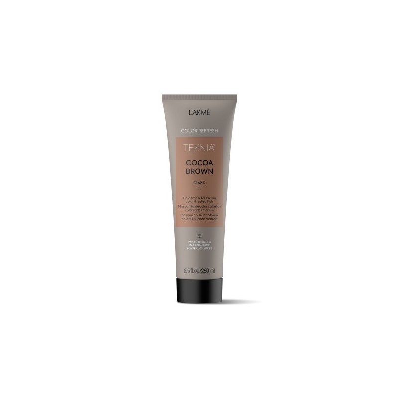 Teknia masque Refresh Cocoa Brown Lakmé 250 ml,soins capillaires,Lakmé,Caprice Selection Teknia masque Refresh Cocoa Brown Lakmé 250 ml,soins capillaires,Lakmé,Caprice Selection