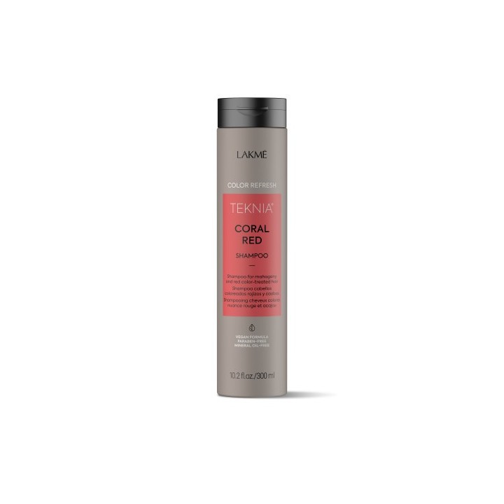 Teknia shampoing Refresh Red Coral Lakmé 300 ml,shampoings professionnels,Lakmé,Caprice Selection