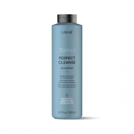 Teknia shampoing micellaire Perfect Cleanse Lakmé 1000 ml,shampoings professionnels,Lakmé,Caprice Selection