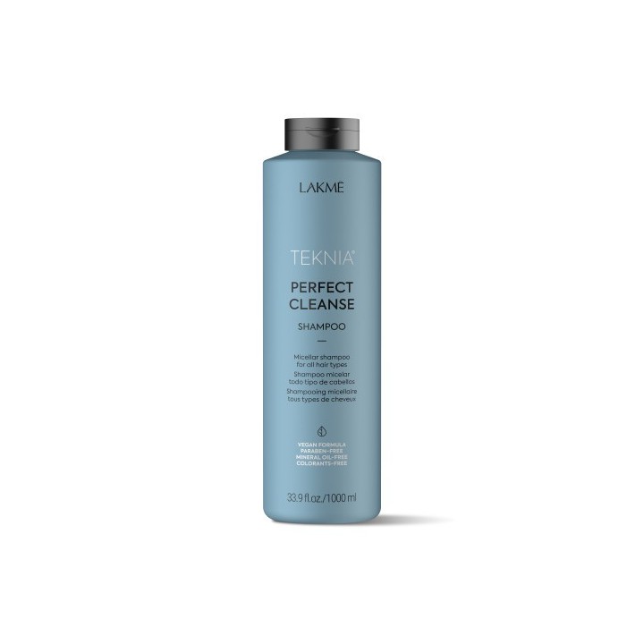 Teknia shampoing micellaire Perfect Cleanse Lakmé 1000 ml,shampoings professionnels,Lakmé,Caprice Selection