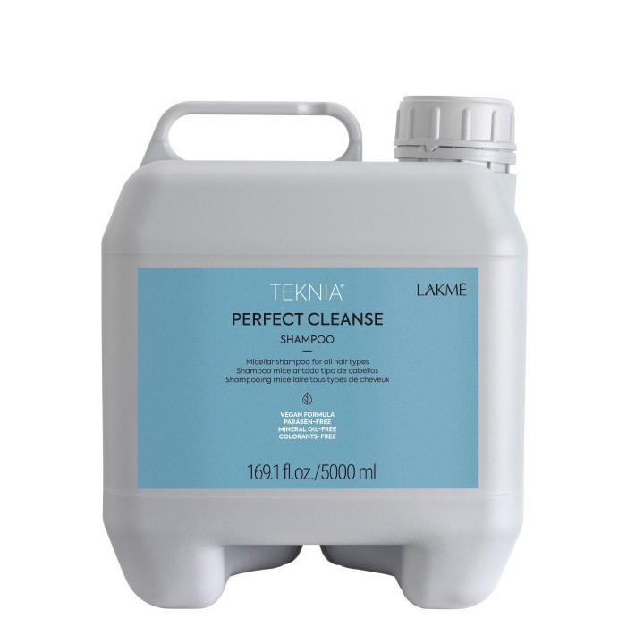 Teknia shampoing micellaire Perfect Cleanse Lakmé 5000 ml,shampoings professionnels,Lakmé,Caprice Selection