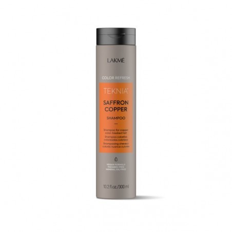 Teknia shampoing Refresh Saffron Copper Lakmé 300 ml,shampoings professionnels,Lakmé,Caprice Selection