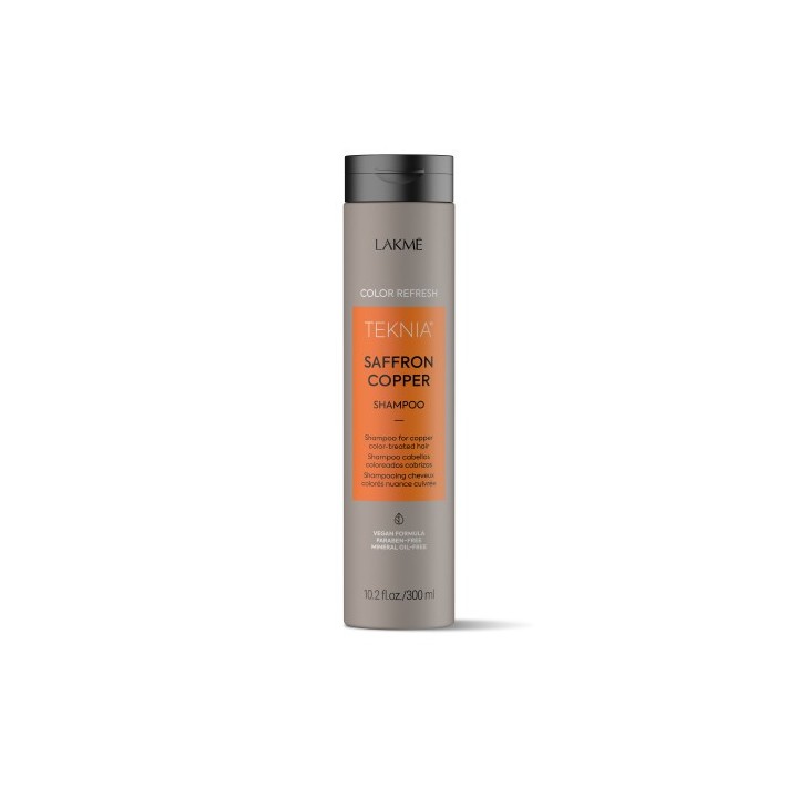 Teknia shampoing Refresh Saffron Copper Lakmé 300 ml,shampoings professionnels,Lakmé,Caprice Selection
