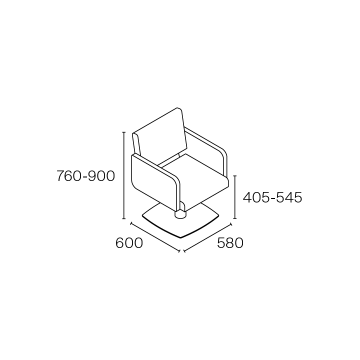 Housse de protection de dossier transparente pour fauteuils Pahi,Fauteuil de coupe,Pahi,Caprice Selection