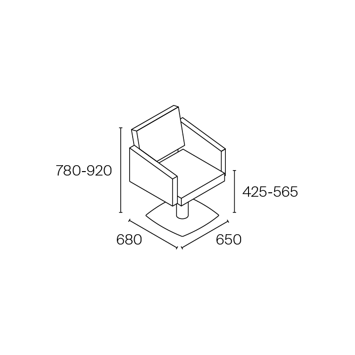 Housse de protection de dossier transparente pour fauteuils Pahi,Fauteuil de coupe,Pahi,Caprice Selection