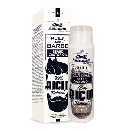 Huile soin barbe Ricin Hairgum 40 ml,Produits barbes et rasage,Hairgum,Caprice Selection