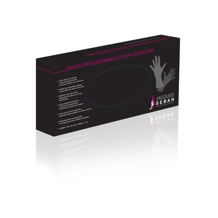 Gants latex noir x20 unités,gants,Jacques Seban,Caprice Selection