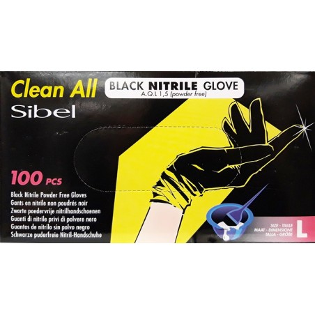 Gants Nitrile noir x100,gants,Sibel,Caprice Selection