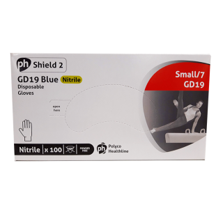 Gants nitrile bleu x100 Taille S,gants,,Caprice Selection