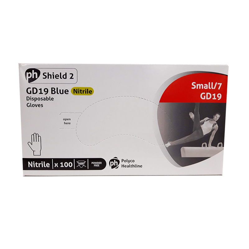 Gants nitrile bleu x100 Taille S,gants,,Caprice Selection