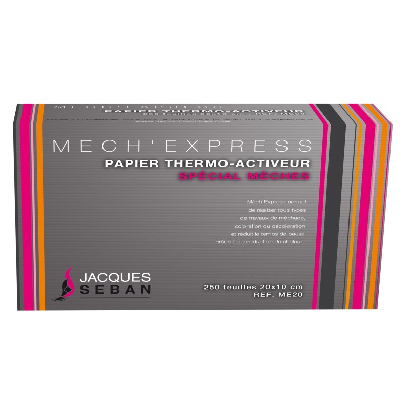 Papier mèche Mech'Express 20 cm x250,matériel pour techniques de coloration,Jacques Seban,Caprice Selection Papier mèche Mech'Express 20 cm x250,matériel pour techniques de coloration,Jacques Seban,Caprice Selection