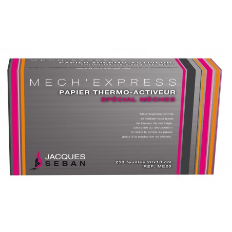 Papier mèche Mech'Express 20 cm x250,matériel pour techniques de coloration,Jacques Seban,Caprice Selection