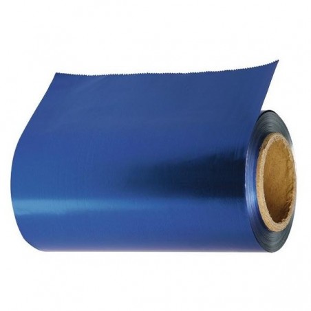 Rouleau aluminium coloré bleu 12 cm-15µ - 100m,matériel pour techniques de coloration,Sibel,Caprice Selection