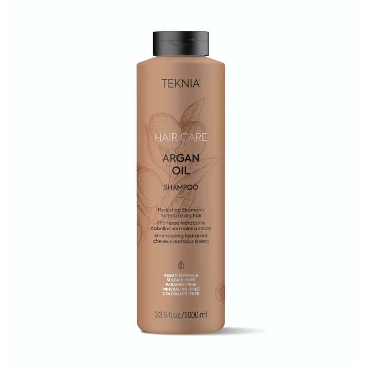 Teknia Shampoing Argan Oil Lakmé 1000 ml,shampoings professionnels,Lakmé,Caprice Selection