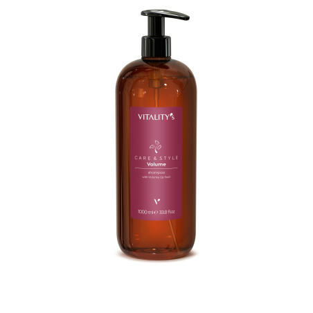 Vitality's Shampoing CARE & VOLUME 1L,shampoings professionnels,Vitality's,Caprice Selection