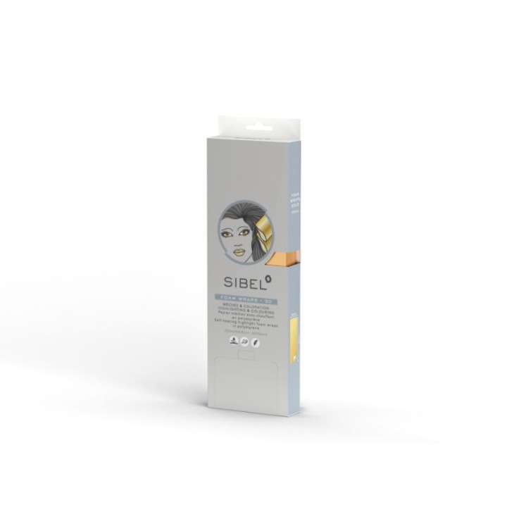 Papier mèche auto chauffant 30 cm High Light Foam 30,matériel pour techniques de coloration,Sibel,Caprice Selection