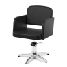 fauteuil de coiffure marque takumi, modèle davis, avec un pied étoile et pompe hydraulique
