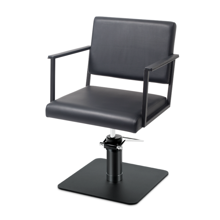 Fauteuil de coiffure Yu-T,Fauteuil de coupe,Takumi,Caprice Selection pied carre noir