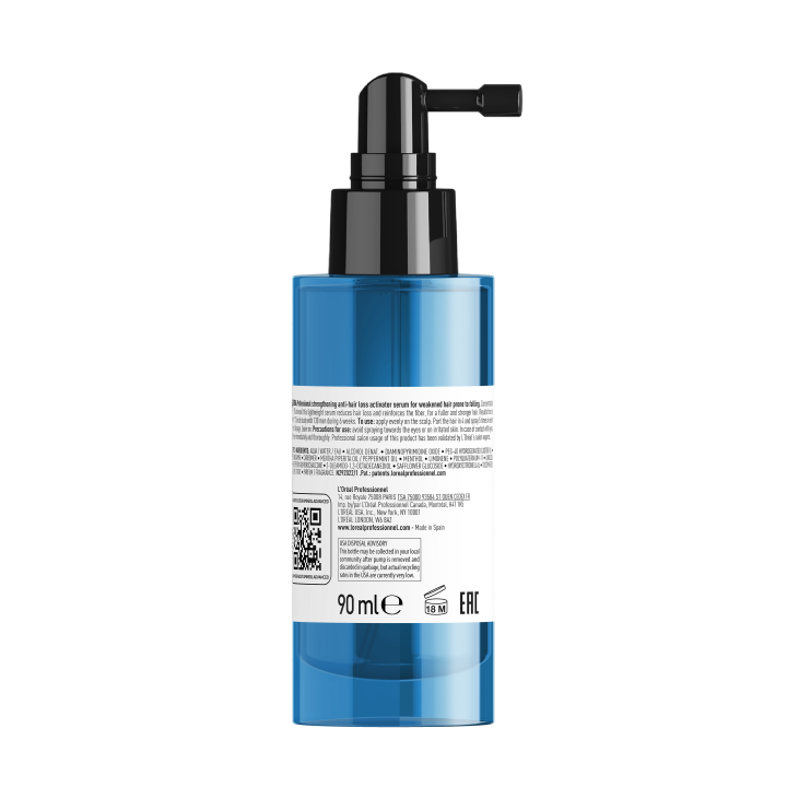 Sérum activateur anti chute aminexil advanced L'Oréal Professionnel 90 ml dos etiquette