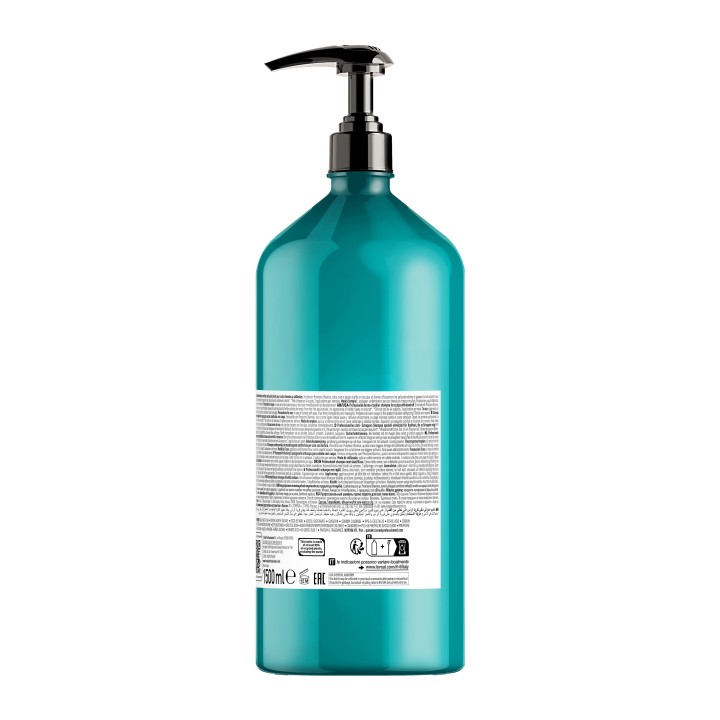 Shampoing dermo clarifiant anti pelliculaire L'Oréal Professionnel 1500 ml dos etiquette