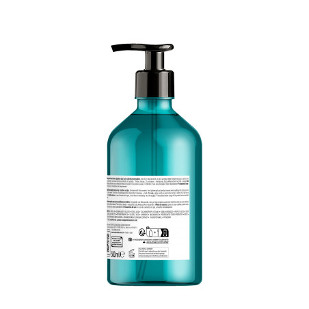 Shampoing dermo régulateur apaisant L'Oréal Professionnel 500 ml pour ingredients dos etiquette