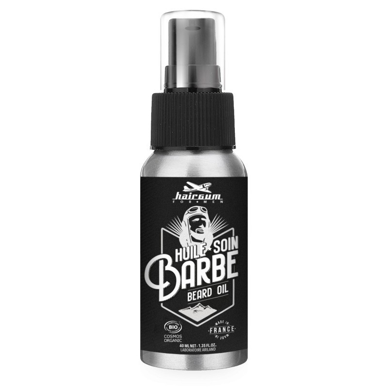 Huile soin barbe Coco Cactus Hairgum 40 ml
