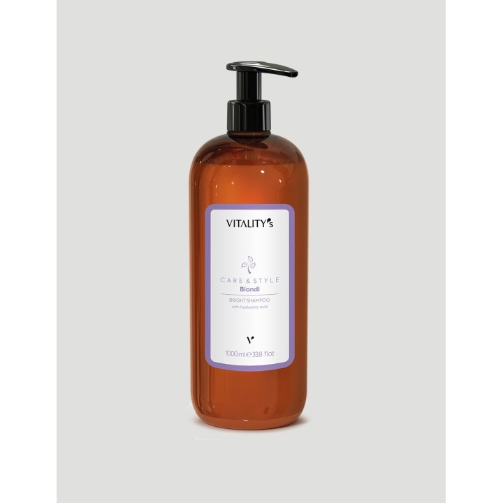 Vitality’s Care&Style Biondi Bright Shampoo – Shampoing illuminateur 1000 ml