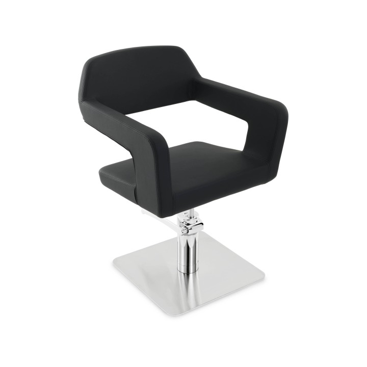 Pahi Eurostile - Eurostile Square base stainless steel Domus TC22 Black L