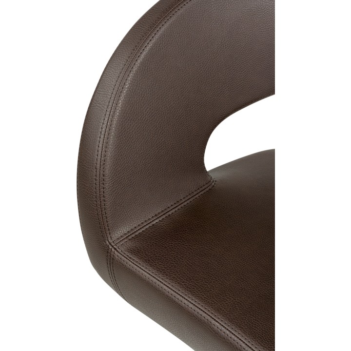 Pahi Georgia - Georgia Round base stainless steel Epoque PT75 Chocolate detail