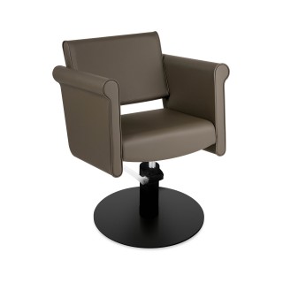 Pahi Ginca - Ginca Round base black painted steel Pure PT94 Mocca L