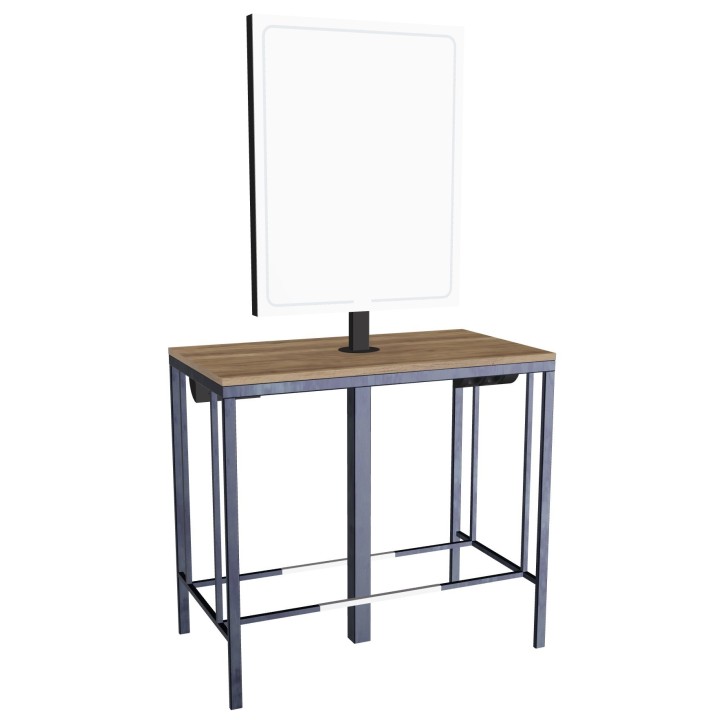 Beauty Star Bronx 2P — miroir carré LED