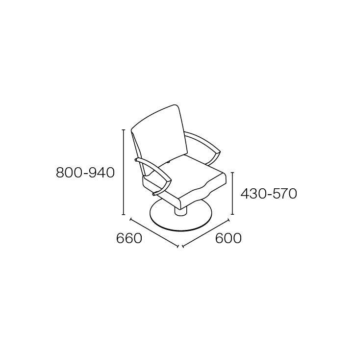 Fauteuil de coiffure Pahi Mitas,Fauteuil de coupe,Pahi,Caprice Selection