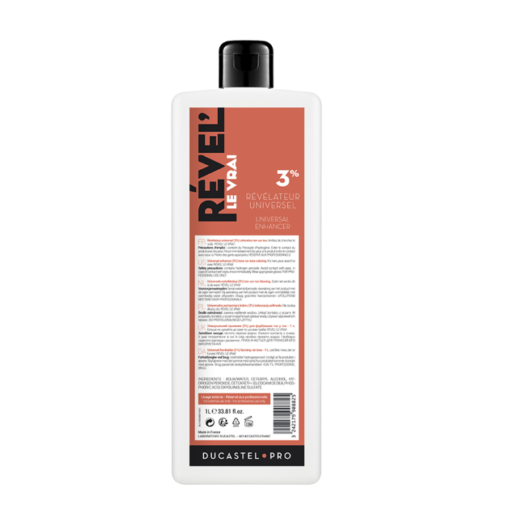 Révélateur Le Vrai Ducastel Pro 1000 ml,oxydants,Ducastel Pro,Caprice Selection